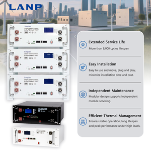 Low Voltage Split Lithium <b>Iron</b> Battery Cell Series 51.2V 3-15kWh CAN Hybrid Solar Home Energy Storage System Low-voltage Battery - Product Image 4