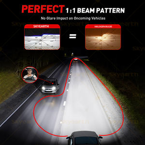 9006 9005 светодиодные фары комплект комбинированных ламп 6500K дальнего света супер яркий белый универсальный для автомобильного освещения - Product Image 2