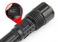 TG-SD226 haute lumen étanche plus lumineux mise au point lampe de poche réglable main lumière lampe de poche rechargeable Led côté COB lampe torche