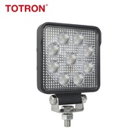 Feux LED carrés extérieurs pour voiture, faisceau large de 4 pouces, pour Jeep, VTT, véhicule