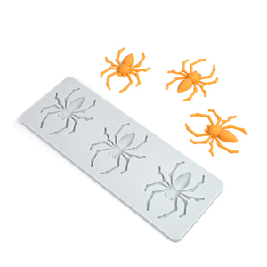 Nouveau Tapis de Cuisson en Silicone à 3 Cavités Motif Araignée pour Fondant, Pâtisserie, Biscuits, Chocolat, Outil de Décoration de Gâteaux LFM-519 - Product Image 1