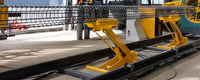 Machine de soudage de cages à poteaux de 12 m de long avec robot de soudage automatique