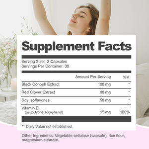 60 capsule puro equilibrio naturale antiossidante integratori per la salute estratto di trifoglio rosso per la vitalità naturale supporto benessere quotidiano - Product Image 4