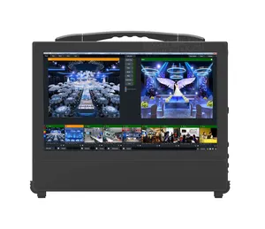 HD Education All In 1 Machine Live Streaming Video Recording Studio Radio TV Station Broadcast Equipment With Program Stage