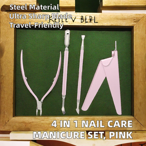 Ensemble de soins des ongles, outils de toilettage professionnels en acier inoxydable, collection pour l'entretien de la manucure, beauté personnelle, usage domestique - Product Image 2