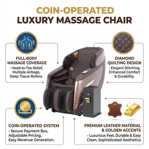 OYEAL Nouvelle Chaise de Luxe, Type Distributeur Commercial, Accepteur de Pièces et de Billets pour Lieux Publics - Product Image 4