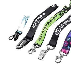 Custom <b>Polyester</b> Strap <b>Lanyard</b> Keychain Free Sample with Any Size Offset Printing Free Tool & Logo Customization - Product Image 6