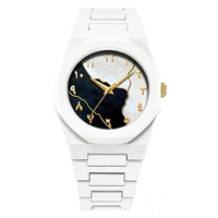 Montre à quartz islamique musulmane CS008 avec heure de prière, étanche, de luxe pour homme, Montre Homme Reloj