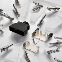 Connecteur mâle 50 broches 12V ABS à souder/type IDC avec capot en plastique et loquet HPCN, prise mâle 50 broches MDR