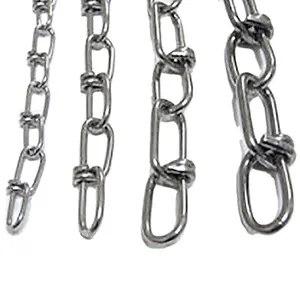 Factory Outlet Stainless Steel Double Loop Chain
