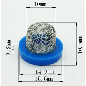 Filtro de malla metálica Jiajie de 10 mm x 14 mm de acero inoxidable, filtro de precisión para líquidos, para manguera de jardín, grifo de ducha, purificador de agua - Product Image 3