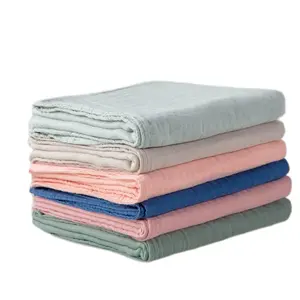 NATURAL, ECO-AMIGÁVEL, CONFORTÁVEL, RESPIRÁVEL 100% OGÂNICO ALGODÃO 6 CAMADAS PESADO MUSLIN BEBÊ BLANKET