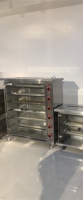 Rôtisserie commerciale verticale 3/6/9 à rouleaux, rôtissoire électrique pour poulet