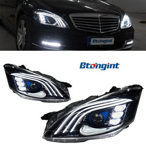 LEDヘッドライト自動車用アクセサリー06-12メルセデスベンツSクラス<span class=keywords><strong>W221</strong></span> 3つのバーで改造 - Product Image 3