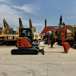 Offre Spéciale : Excavatrice d'occasion Hitachi ZX55, 28 kW de puissance, mini-engin de 5 tonnes, capacité de godet de 0,19 m³, modèle 2022, pour le bâtiment (ZX55, ZX60, ZX70, ZX75) - Product Image 3
