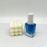 Flacon de parfum en verre à base carrée épaisse avec bouchon doré, flacon pulvérisateur de parfum rectangulaire vide, couleur et logo personnalisés