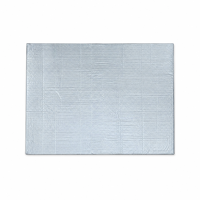 Feuille d'isolation thermique et phonique en mousse de caoutchouc avec feuille d'aluminium de 5 mm, à cellules fermées, pour compartiment moteur, toit et coffre de voiture