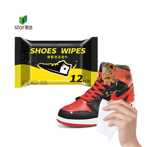 Hot Sale Customized OEM Brand Travel Non-woven Cleaning Shoe Sneaker Wipes