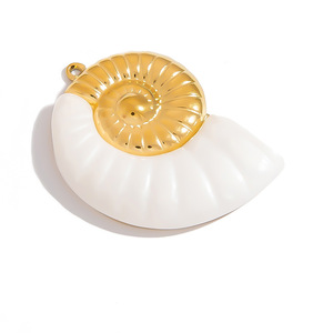 จี้สแตนเลสรูปหัวใจ อุปกรณ์ทำเครื่องประดับ DIY สำหรับผู้หญิง ของขวัญ จี้แฟชั่น - Product Image 3