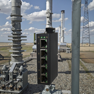 Cổng <span class=keywords><strong>Ethernet</strong></span> công nghiệp 5 cổng 10/100M, cấp độ bảo vệ IP40, lắp đặt trên thanh DIN, độ ổn định cao, cắm là chạy, RJ45, SNMP, không quản lý, vỏ kim loại - Product Image 1