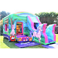 Château gonflable de licorne gonflable de haute qualité, fête en plein air, maison à rebond, pour enfants, commerciale