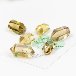 Obelisco de Citrino Natural al por Mayor, Espécimen Mineral Curativo de Cristal, Cristal de Doble Punta Hola Jiangsu - Product Image 3