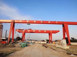 Grue portique à poutre simple économique à faible coût d'exploitation 3t-32t, grue portique montée sur rail pour extérieur, fabricant SEVENCRANE - Product Image 5