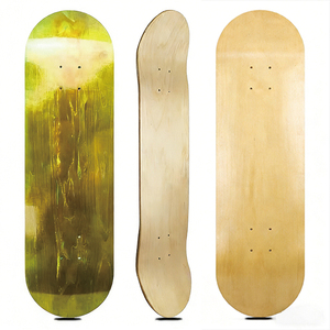 Planche à roulettes en bois d'érable 7 plis Vente en gros <span class=keywords><strong>pas</strong></span> <span class=keywords><strong>cher</strong></span> Logo personnalisé Design couleur teinté - Product Image 1