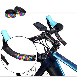 Cinta para manillar de bicicleta de carretera Bolany, 25,4 mm, PU, ​​antideslizante, color arcoíris, para bicicletas de carretera - Product Image 4
