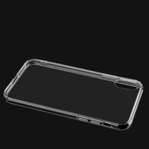 Capa fina transparente para nokia n640 xl, capa macia onda tpu transparente 1.0mm