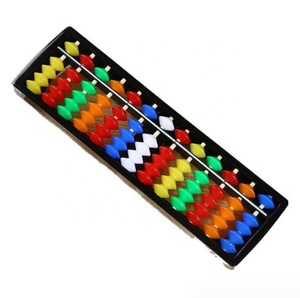 Recién llegado, 13 Columnas, portátil, plástico, ábaco, aritmética, <span class=keywords><strong>Soroban</strong></span>, herramienta de cálculo con Color - Product Image 1