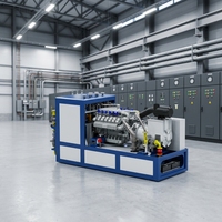 110V/220V 180KW/225KVA 50Hz 60Hz Erneuerbare Energie Auto Start Biogas Kombinierte KWK-Einheiten für Wärme und Leistung