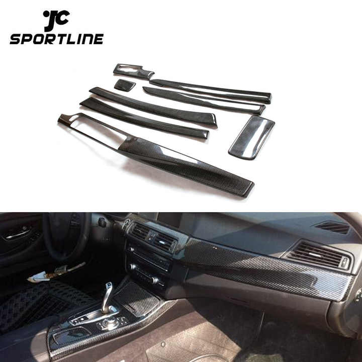 Jc Sportline Carbon Fiber Interior Trims For Bmw 5 Series F10 (9pcs/set