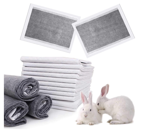 Tapis absorbants jetables personnalisés en charbon de bambou pour chiots, pour l'apprentissage de la propreté des chiens - Product Image 3