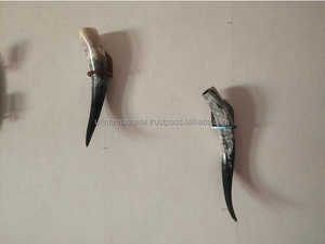 SIGH-portavelas portátil de cuerda de cáñamo, candelabro de cuerno forjado artesanal, en venta - Product Image 3