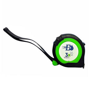 Cinta Métrica Personalizable de 10m X 25mm, Plástico ABS con Regla de Acero, Sistemas Imperial y Métrico para Medir Distancias - Product Image 1