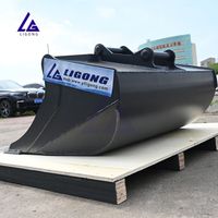 Seau de nettoyage large Ligong pour excavatrice de 1 à 10 tonnes, différentes largeurs disponibles : 1000 mm, 1200 mm, 1500 mm, 2000 mm