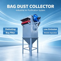 Collecteur de poussière à filtre à sacs industriel à jet pulsé pour le contrôle de l'extraction des poussières dans les usines de granulation d'engrais