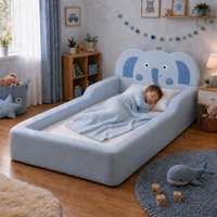 Nouveau design 2026 : Mobilier de chambre enfant personnalisable OEM/ODM – Lit de sol en mousse pour enfants, taille simple/jumeau, compatible matelas 90x190cm