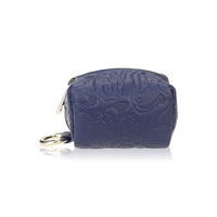 Porte-clés en cuir PU pour femme, petite pochette zippée pour pièces de monnaie, vente en gros à l'exportation