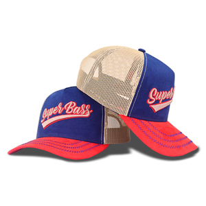 Casquettes de camionneur en daim de haute qualité personnalisées Tcap Chine, 5 panneaux, logo brodé en relief - Product Image 1