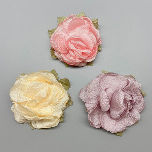 Rosas Artificiales de Tela para Accesorios de Boda, Zapatos, Bolsos, Decoraciones de Ropa, Hechas a Mano, con Patrón de Camelia - Product Image 4