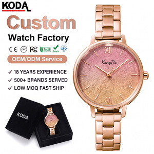 <span class=keywords><strong>Montre</strong></span> à <span class=keywords><strong>quartz</strong></span> pour <span class=keywords><strong>femme</strong></span>, boîtier en or rose, cadran rose scintillant, bracelet en acier inoxydable, chiffres romains, dégradé, <span class=keywords><strong>montre</strong></span>-bracelet élégante et fine - Product Image 1