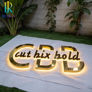 Letrero Luminoso 3D para Tienda, Letras Acrílicas con Retroiluminación LED, Logotipo Personalizado con Luz LED, Letrero Iluminado para Barbería, Salón <span class=keywords><strong>de</strong></span> Uñas, Spa - Product Image 3