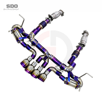 Système d'échappement complet en titane SDO pour Chevrolet Corvette C8 Z06 5.5L 2023-2026, avec catalyseur haute performance et commande de soupape OEM