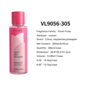 工厂自有品牌250毫升V.LOVE女装香水东方香草身体香水喷雾香水身体喷雾现货OEM & ODM - Product Image 5