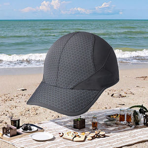 Casquette de baseball sportive d'été légère et non structurée à 5 panneaux, respirante, imperméable, séchage rapide, 100 % polyester - Product Image 3