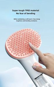 แปรงอาบน้ำ<span class=keywords><strong>ส</strong></span>ัตว์เลี้ยงแบบปรับแต่งโลโก้ แปรงนวดพร้อมที่จ่ายแชมพู แปรงซิลิโคนสำหรับอาบน้ำสุนัขและแมว ผลิตภัณฑ์สำหรับอาบน้ำสัตว์เลี้ยง - Product Image 3