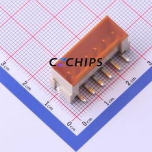 X9396WVS-06-9TSN Wire-to-Board Pin Header SMD,P=3.96mm Connector 1x6P 3.96mm Vertical Mount VH - Product Image 1