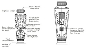 Hunting Smart Thermal <b>Camera</b> With Night Vision and Rapid Infrared Imaging for <b>CCTV</b> <b>WiFi</b> Connectivity High Resolution Night Visio - Product Image 3